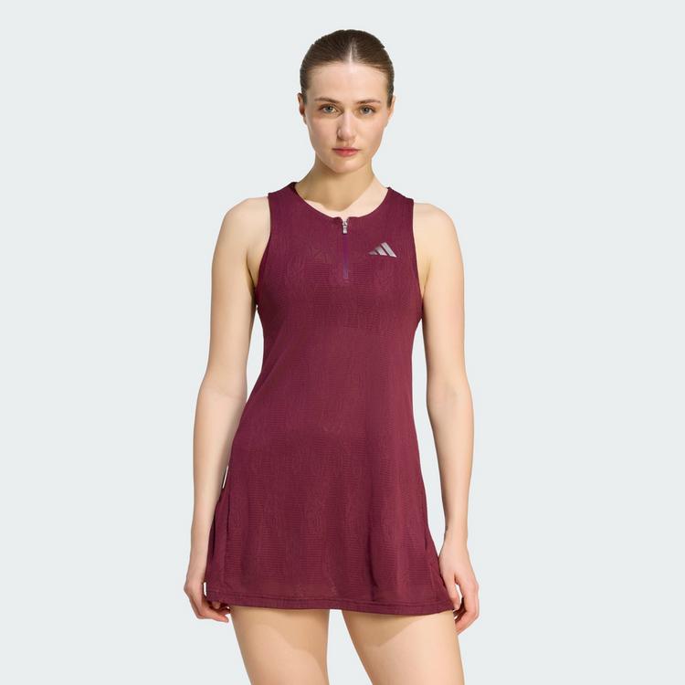 adidas adidas TENNIS CLIMACOOL PRO SPITZENKLEID Tenniskleid Damen - Maroon - 0 | SportScheck