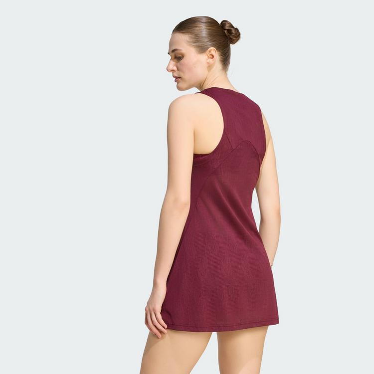 adidas adidas TENNIS CLIMACOOL PRO SPITZENKLEID Tenniskleid Damen - Maroon - 1 | SportScheck