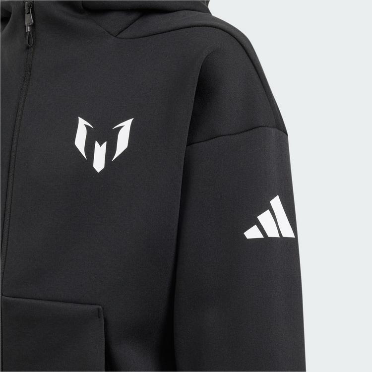 adidas adidas MESSI ADIDAS Z.N.E. KIDS ZIP-HOODIE Trainingsjacke Kinder - Black - 1 | SportScheck