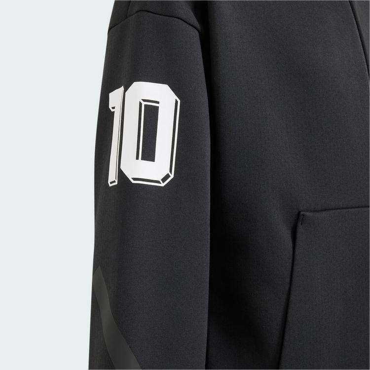 adidas adidas MESSI ADIDAS Z.N.E. KIDS ZIP-HOODIE Trainingsjacke Kinder - Black - 2 | SportScheck