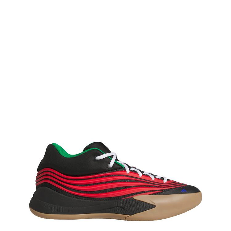 adidas adidas DAME&nbsp;X Schuh Basketballschuhe - Core Black / Pure Ruby / Gum - 0 | SportScheck
