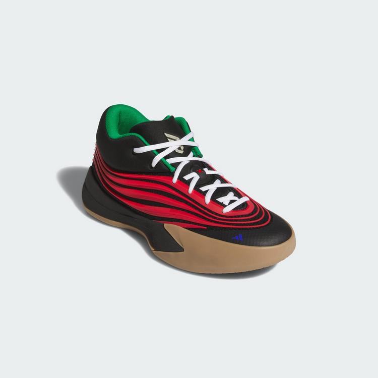 adidas adidas DAME&nbsp;X Schuh Basketballschuhe - Core Black / Pure Ruby / Gum - 3 | SportScheck