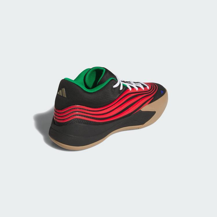 adidas adidas DAME&nbsp;X Schuh Basketballschuhe - Core Black / Pure Ruby / Gum - 4 | SportScheck