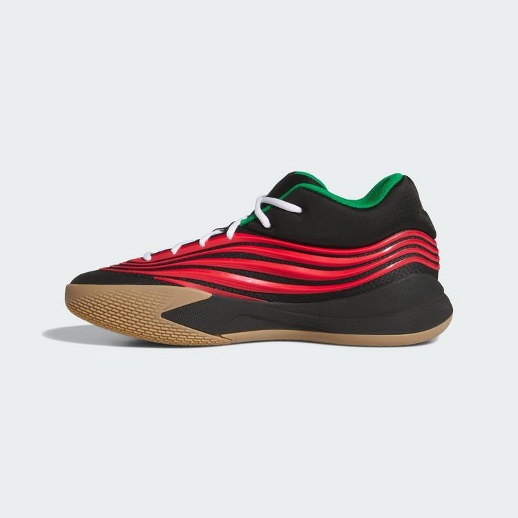 adidas adidas DAME&nbsp;X Schuh Basketballschuhe - Core Black / Pure Ruby / Gum - 5 | SportScheck
