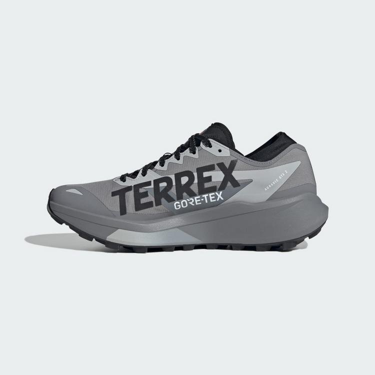 adidas adidas Terrex Agravic GTX 2 Trailrunning-Schuh Laufschuhe Herren - Grey Three / Core Black / Semi Impact Orange - 5 | SportScheck