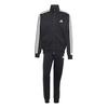 adidas 3-STREIFEN FLEECE TRAININGSANZUG Trainingsanzug Herren - Black / White