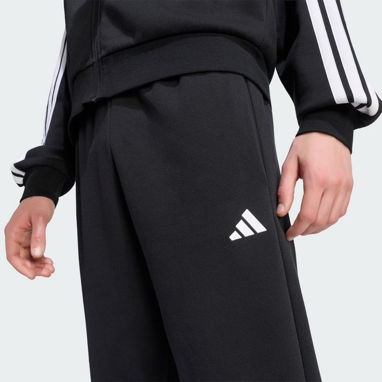 adidas adidas 3-STREIFEN FLEECE TRAININGSANZUG Trainingsanzug Herren - Black / White - 1 | SportScheck