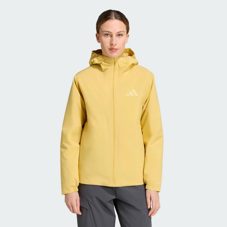 adidas adidas Terrex Multi Essentials CLIMAPROOF Funktionsjacke Damen - Pyrite - 0 | SportScheck