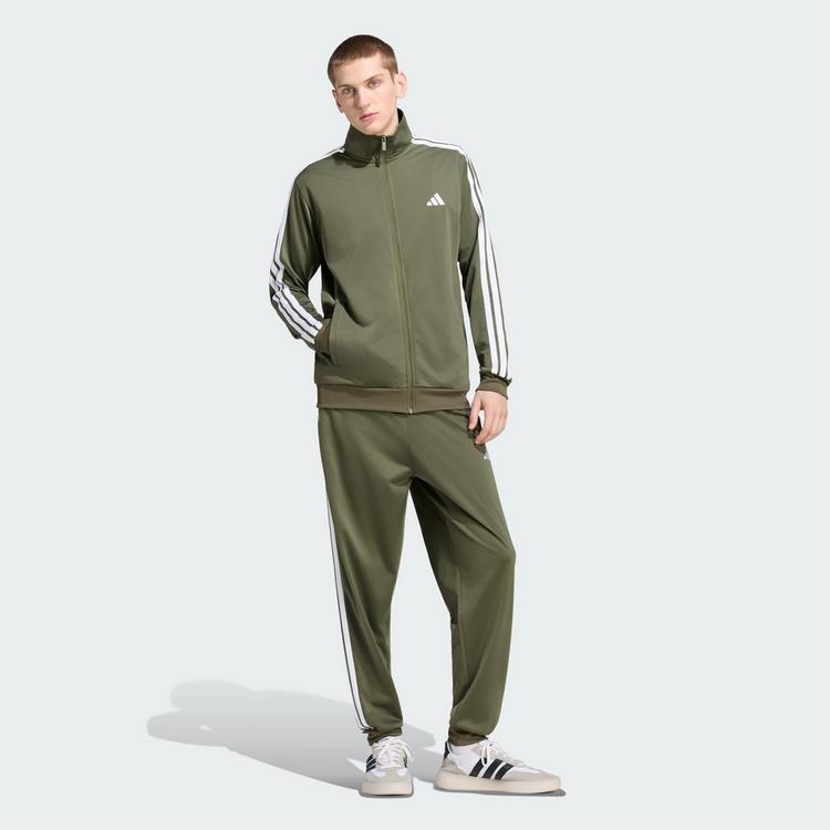 adidas adidas DAYREADY TRAININGSANZUG Trainingsanzug Herren - Olive Four / White - 0 | SportScheck