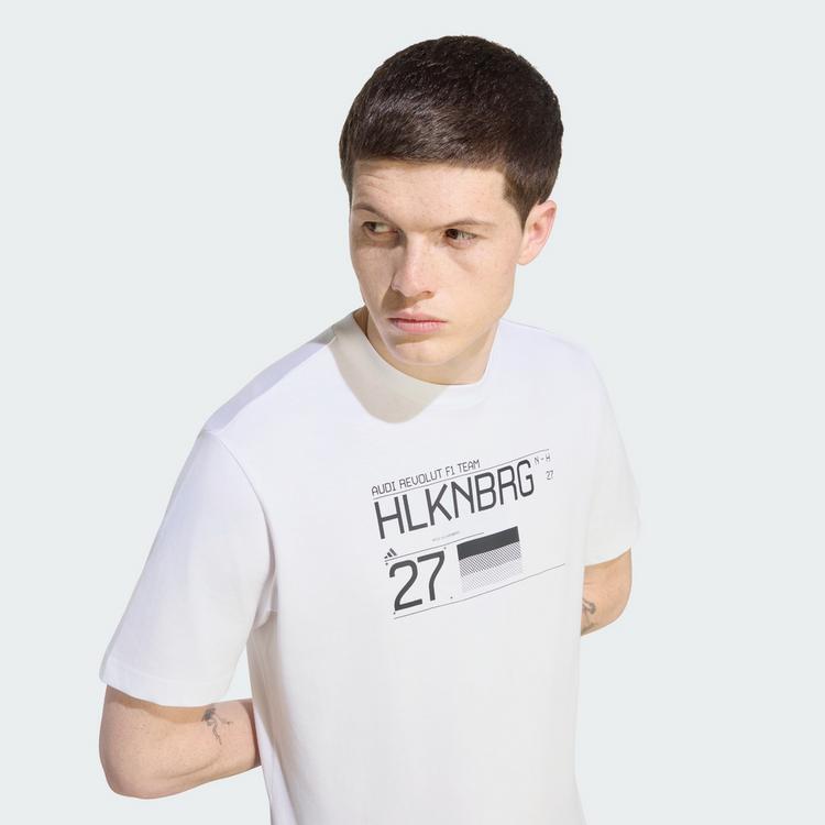 adidas adidas AUDI FORMULA ONE TEAM NICO H&Uuml;LKENBERG T-Shirt Herren - White - 0 | SportScheck
