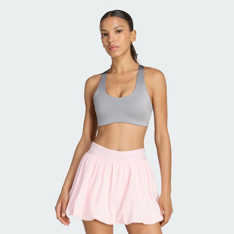 adidas adidas Optime Tennis Sport-BH, mittlerer Halt BH Damen - Grey Three - 0 | SportScheck