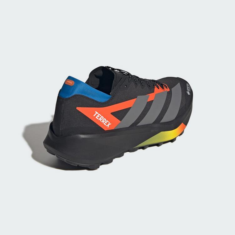 adidas adidas Terrex Agravic GTX 2 Trailrunning-Schuh Laufschuhe Herren - Core Black / Grey Four / Impact Orange - 4 | SportScheck