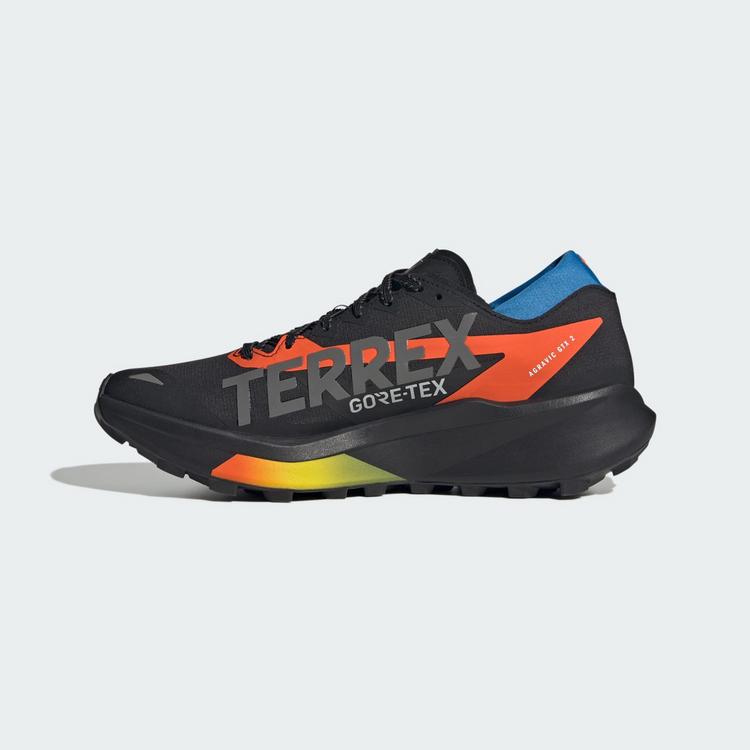 adidas adidas Terrex Agravic GTX 2 Trailrunning-Schuh Laufschuhe Herren - Core Black / Grey Four / Impact Orange - 5 | SportScheck