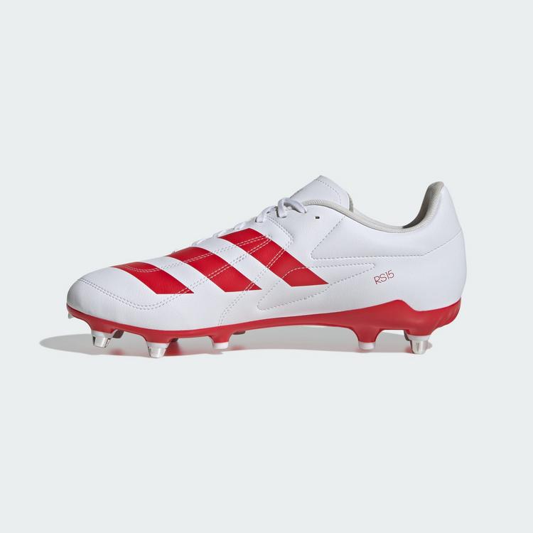 adidas adidas RS15 Rugby Schuh, weiche B&ouml;den Fu&szlig;ballschuhe - Cloud White / Cloud White / Cloud White - 4 | SportScheck