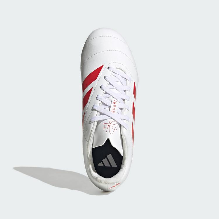adidas adidas Kids Rugby Schuh, weiche B&ouml;den Fu&szlig;ballschuhe Kinder - Cloud White / Cloud White / Cloud White - 0 | SportScheck