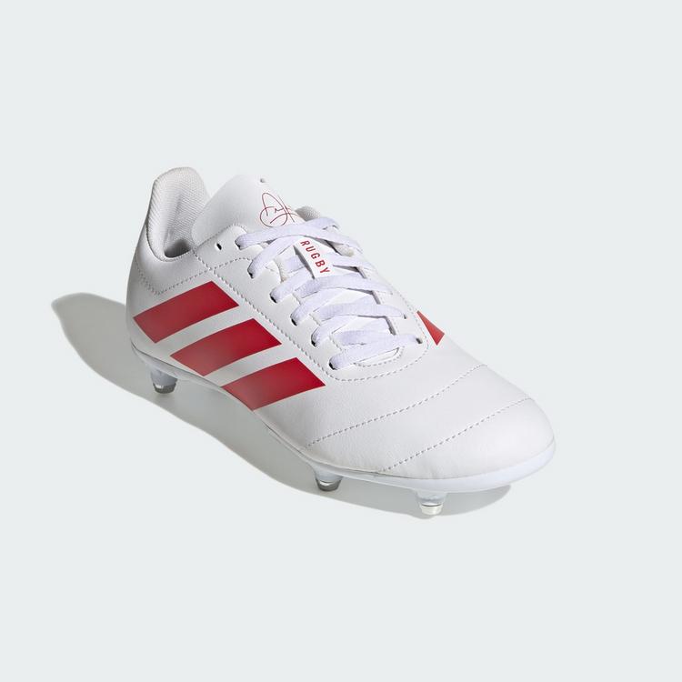 adidas adidas Kids Rugby Schuh, weiche B&ouml;den Fu&szlig;ballschuhe Kinder - Cloud White / Cloud White / Cloud White - 2 | SportScheck