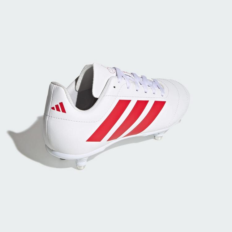 adidas adidas Kids Rugby Schuh, weiche B&ouml;den Fu&szlig;ballschuhe Kinder - Cloud White / Cloud White / Cloud White - 3 | SportScheck
