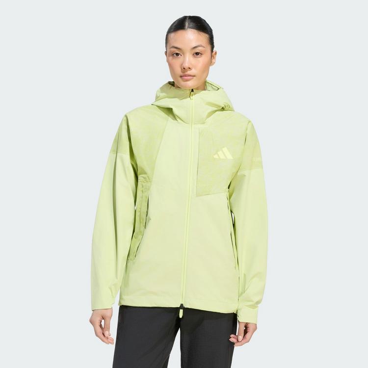 adidas adidas Terrex Xperior 2.5 Layer Hybrid Funktionsjacke Damen - Semi Frozen Lemon - 0 | SportScheck