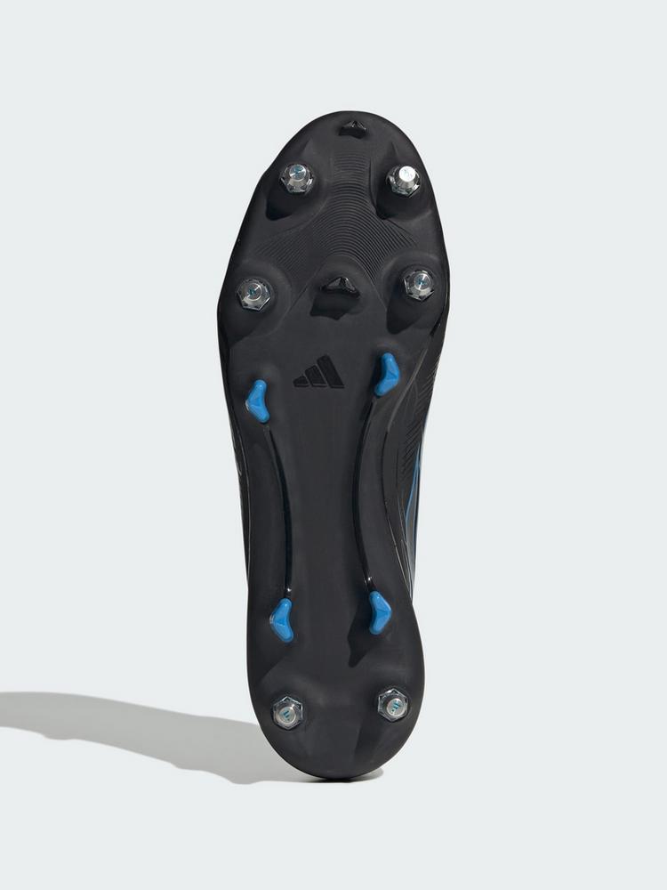 adidas adidas F50 HYPERFAST LEAGUE Mid Fu&szlig;ballschuh, Fu&szlig;ballschuhe - Core Black / Core Black / Lucid Ray Blue - 1 | SportScheck