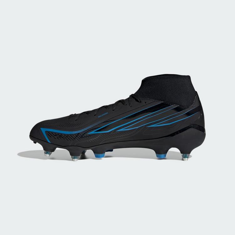 adidas adidas F50 HYPERFAST LEAGUE Mid Fu&szlig;ballschuh, Fu&szlig;ballschuhe - Core Black / Core Black / Lucid Ray Blue - 4 | SportScheck