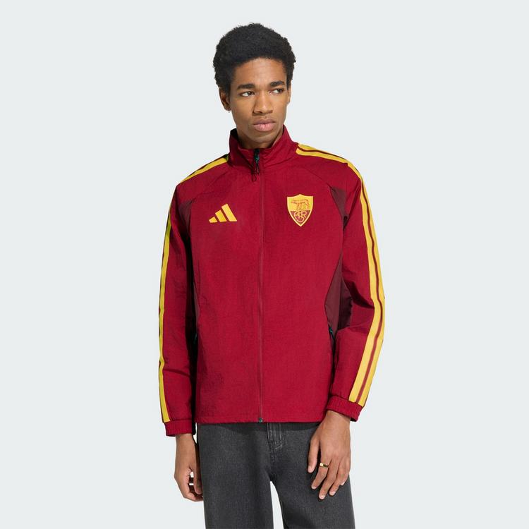 adidas adidas AS Rom Anthem Heimjacke Trainingsjacke Herren - Team Victory Red - 0 | SportScheck