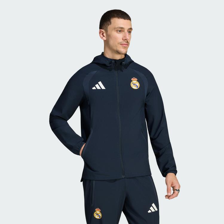 adidas adidas Real Madrid Tiro Travel Windbreaker, Windbreaker Herren - Night Navy - 0 | SportScheck