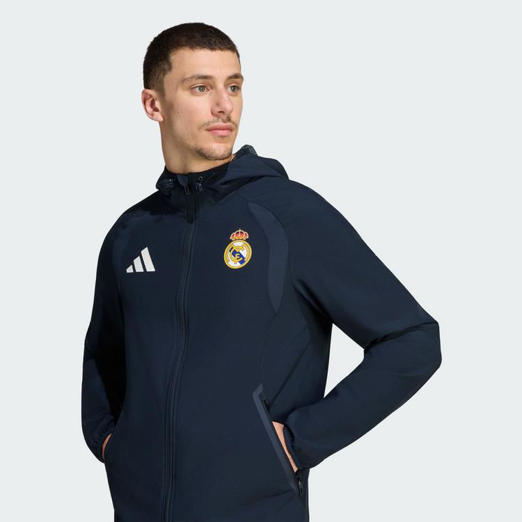 adidas adidas Real Madrid Tiro Travel Windbreaker, Windbreaker Herren - Night Navy - 0 | SportScheck