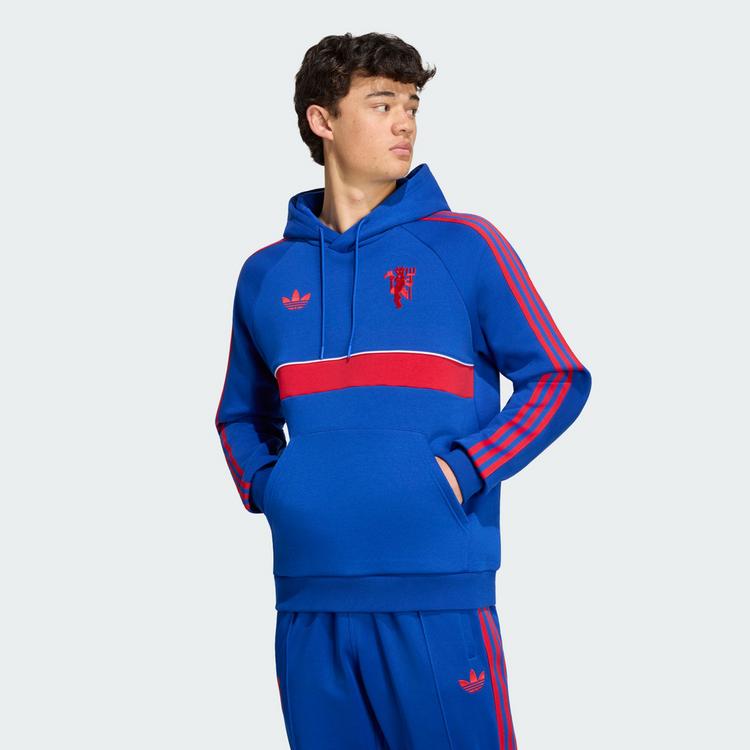 adidas adidas Manchester United Originals Hoodie Hoodie Herren - Royal Blue - 0 | SportScheck
