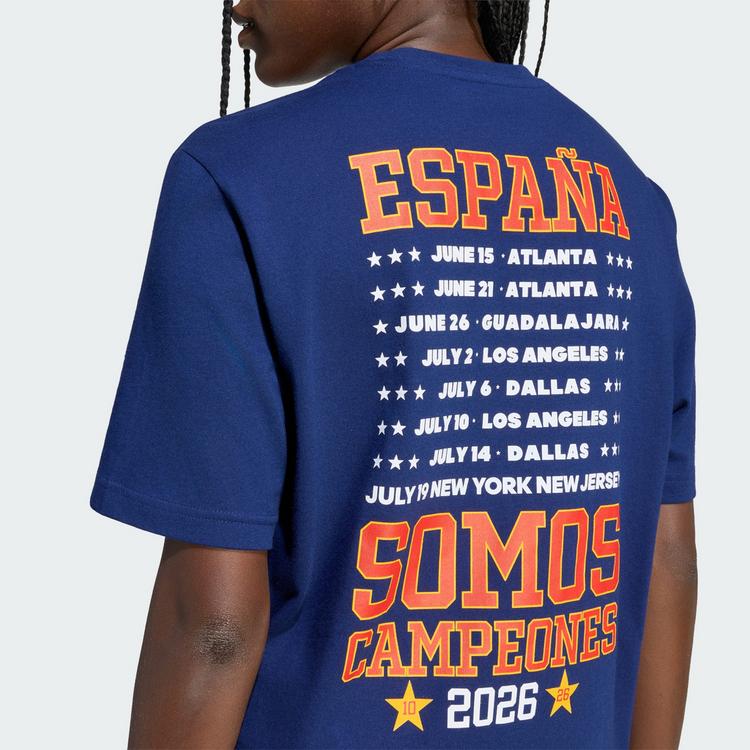 adidas adidas FEF A WIN26 T W T-Shirt Damen - Dark Blue - 2 | SportScheck