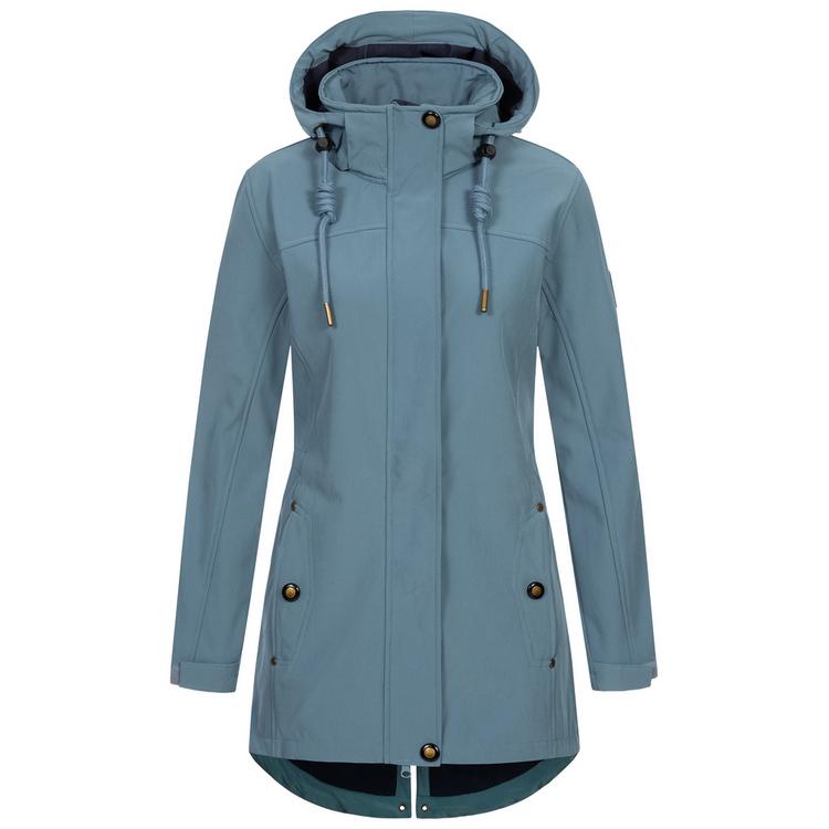 ANKERGLUT ANKERGLUT ANKERGLUTBRISE Softshellmantel Damen - smoke - 0 | SportScheck