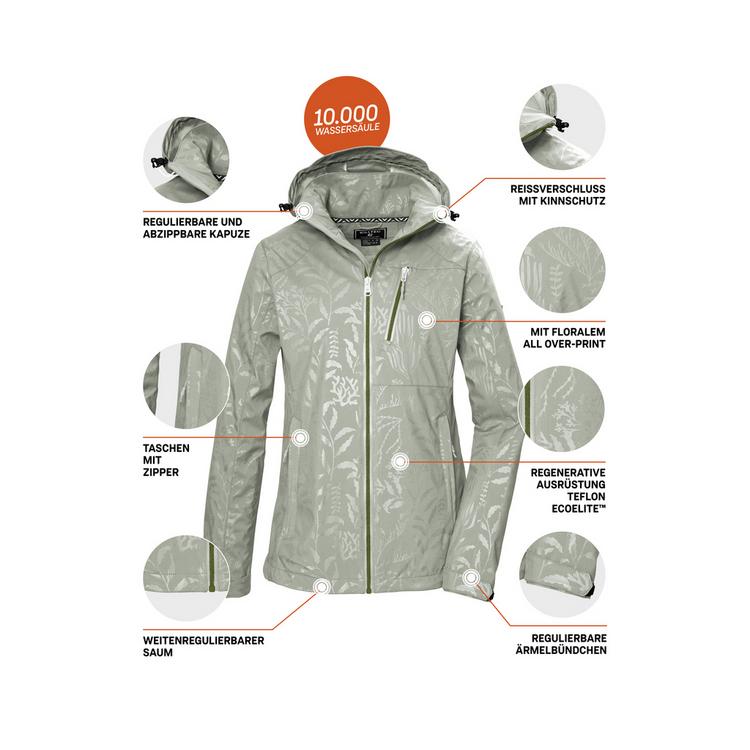KILLTEC KILLTEC KOS 122 Softshelljacke Damen - Gr&uuml;n2046 - 3 | SportScheck