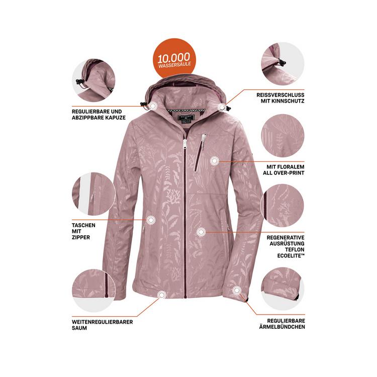KILLTEC KILLTEC KOS 122 Softshelljacke Damen - Violett3930 - 4 | SportScheck
