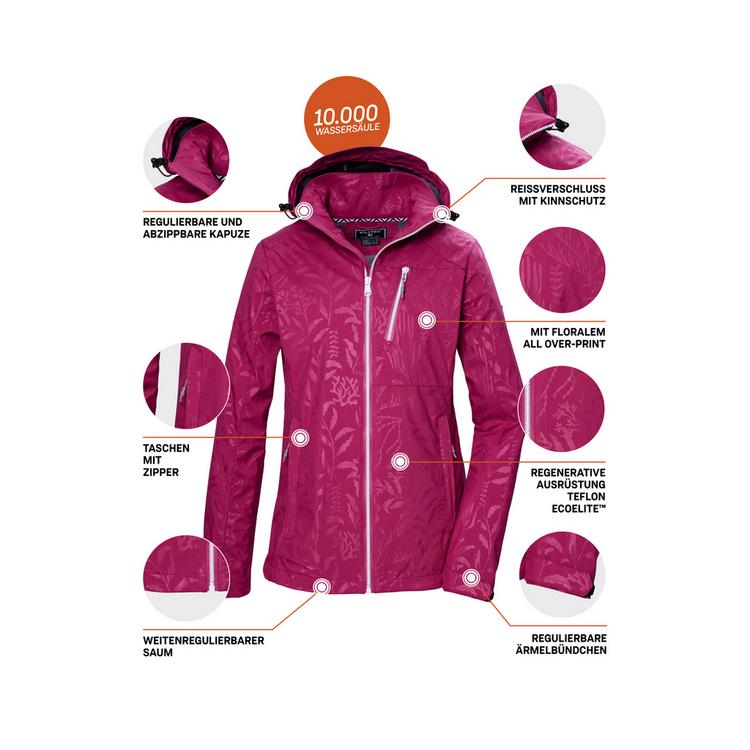 KILLTEC KILLTEC KOS 122 Softshelljacke Damen - Rot4542 - 3 | SportScheck