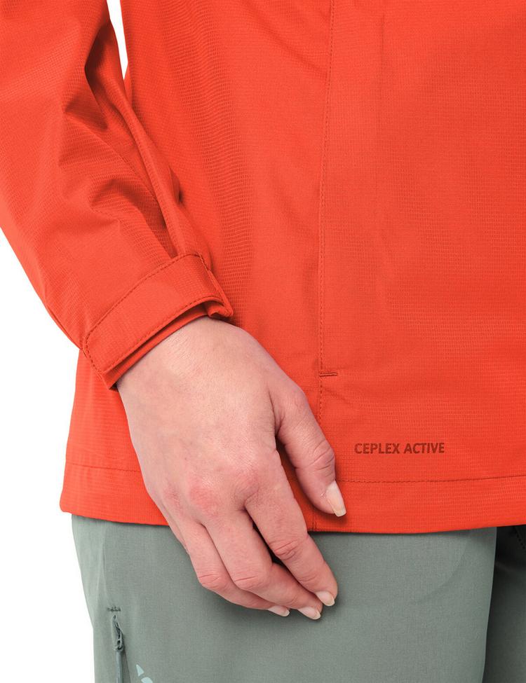 VAUDE VAUDE Women's Escape Bike Light Jacket Fahrradjacke Damen - glowing red - 0 | SportScheck