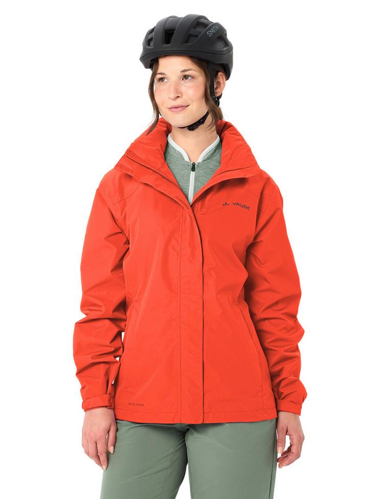 VAUDE VAUDE Women's Escape Bike Light Jacket Fahrradjacke Damen - glowing red - 2 | SportScheck