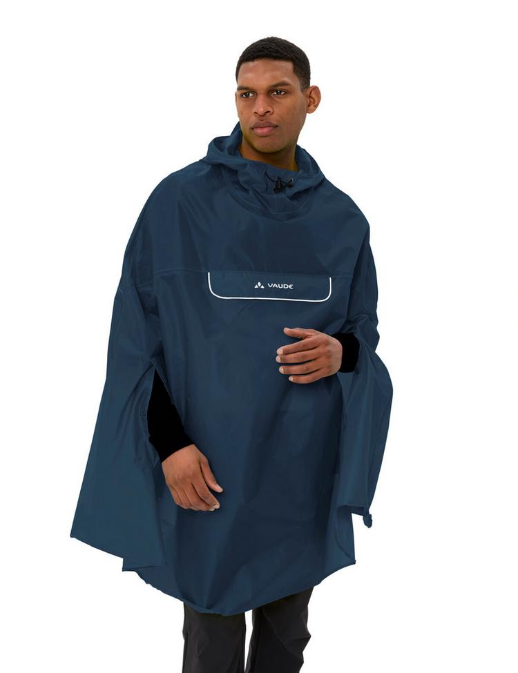 VAUDE VAUDE Valdipino Poncho - dark sea uni - 0 | SportScheck