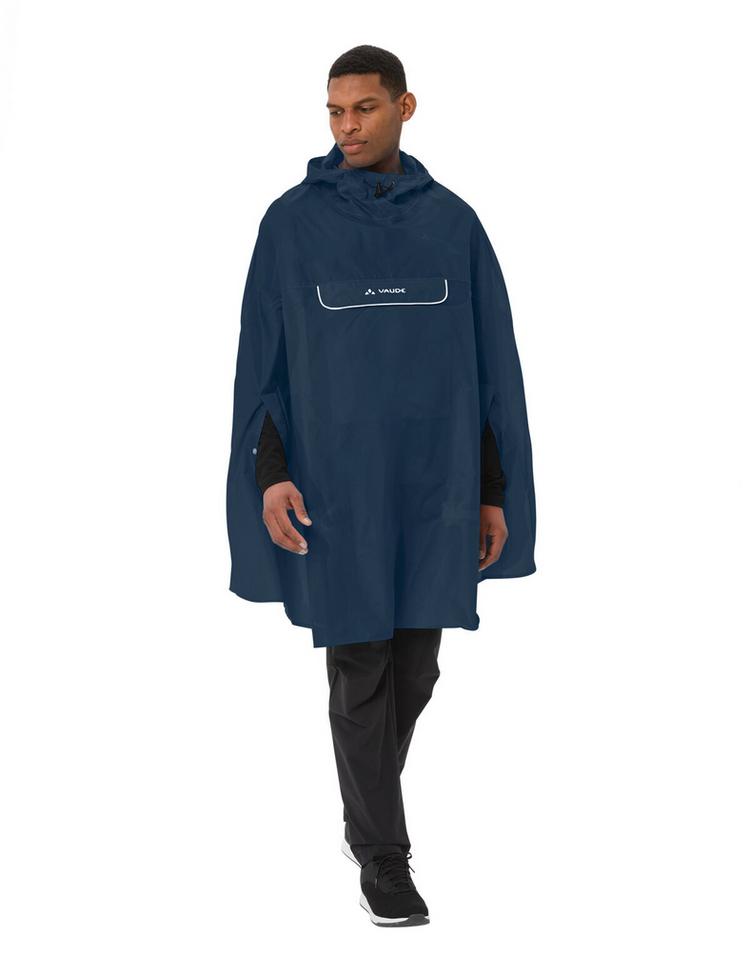 VAUDE VAUDE Valdipino Poncho - dark sea uni - 2 | SportScheck