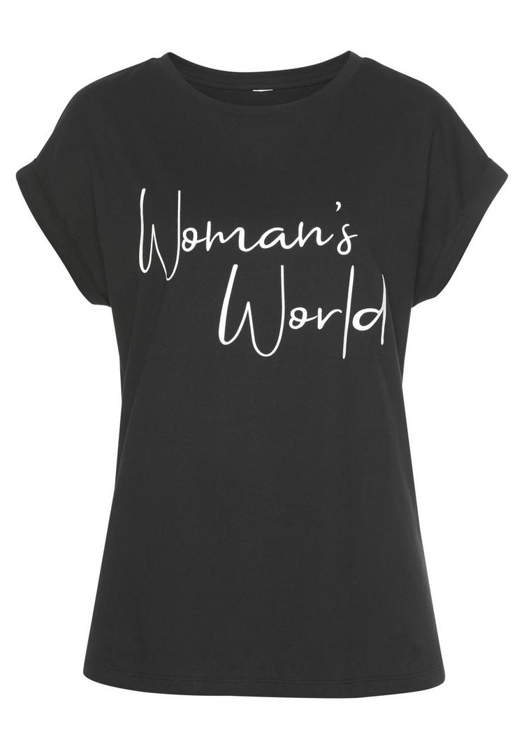 Lascana Lascana T-Shirt T-Shirt Damen - schwarz - 0 | SportScheck