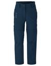 VAUDE ZO Slim Fit Zipphose Kinder - dark sea