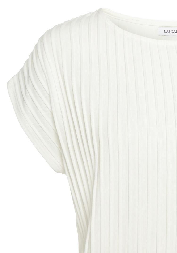 Lascana Lascana Kurzarmshirt T-Shirt Damen - creme - 0 | SportScheck