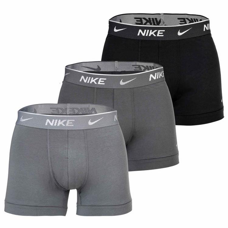Nike Nike EVERYDAY COTTON STRETCH Unterhose Herren - black-iron grey-cool grey - 1 | SportScheck