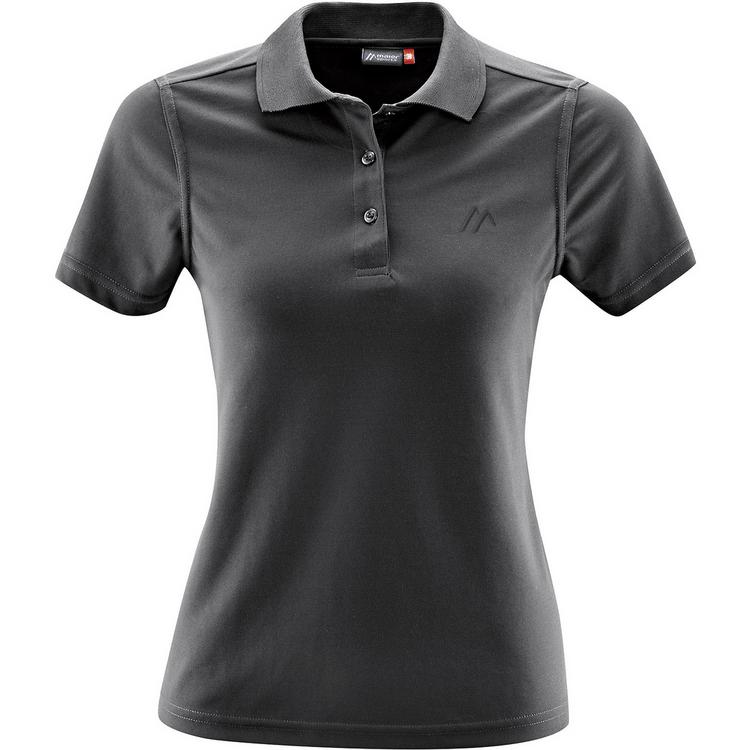Maier Sports Maier Sports Ulrike Poloshirt Damen - Schwarz - 0 | SportScheck