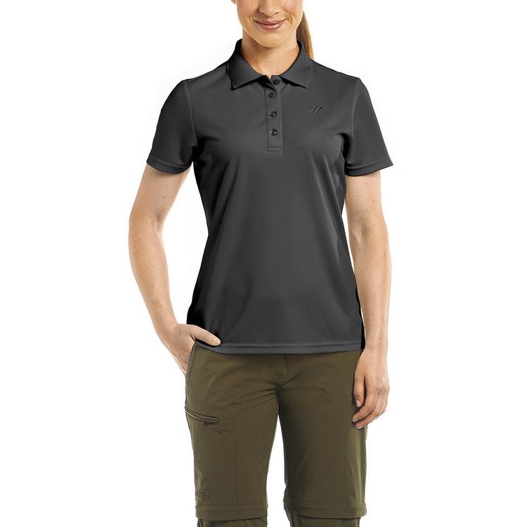 Maier Sports Maier Sports Ulrike Poloshirt Damen - Schwarz - 1 | SportScheck