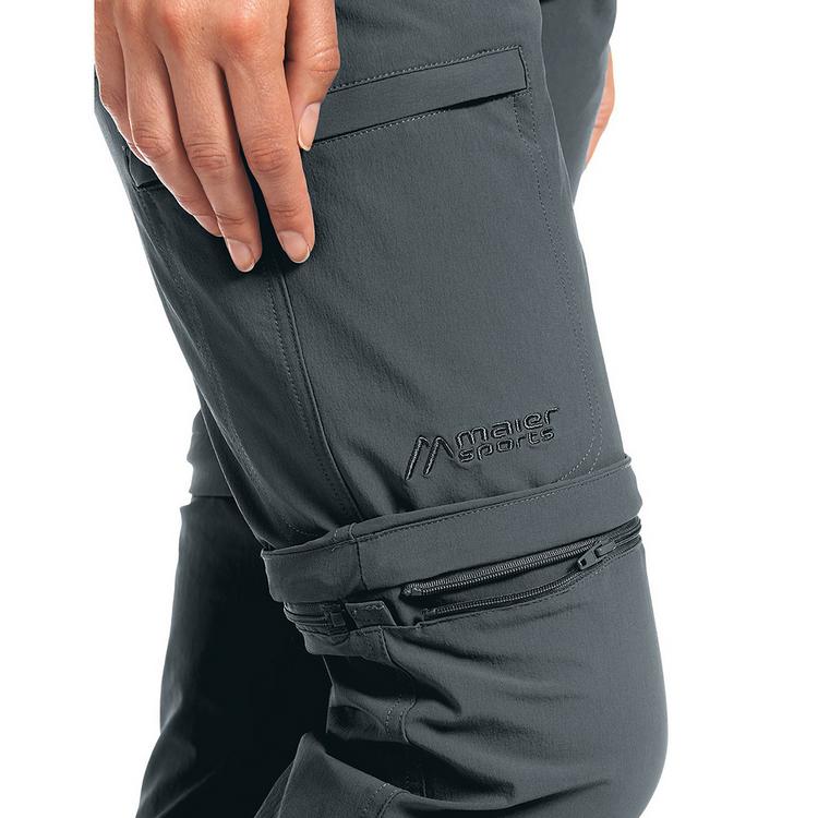 Maier Sports Maier Sports Inara Slim Zipphose Damen - graphite - 11 | SportScheck
