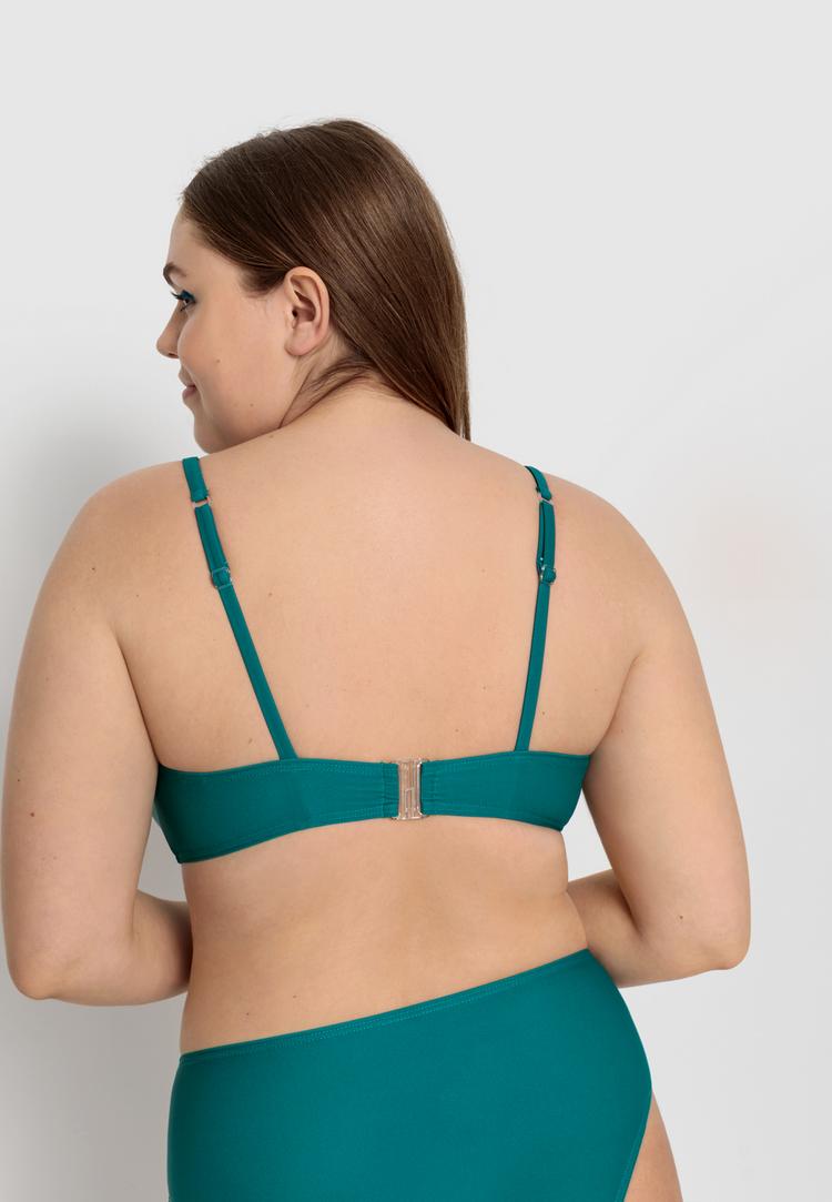 LSCN by Lascana LSCN by Lascana Bustier-Bikini-Top Bikini Oberteil Damen - dunkelt&uuml;rkis - 0 | SportScheck