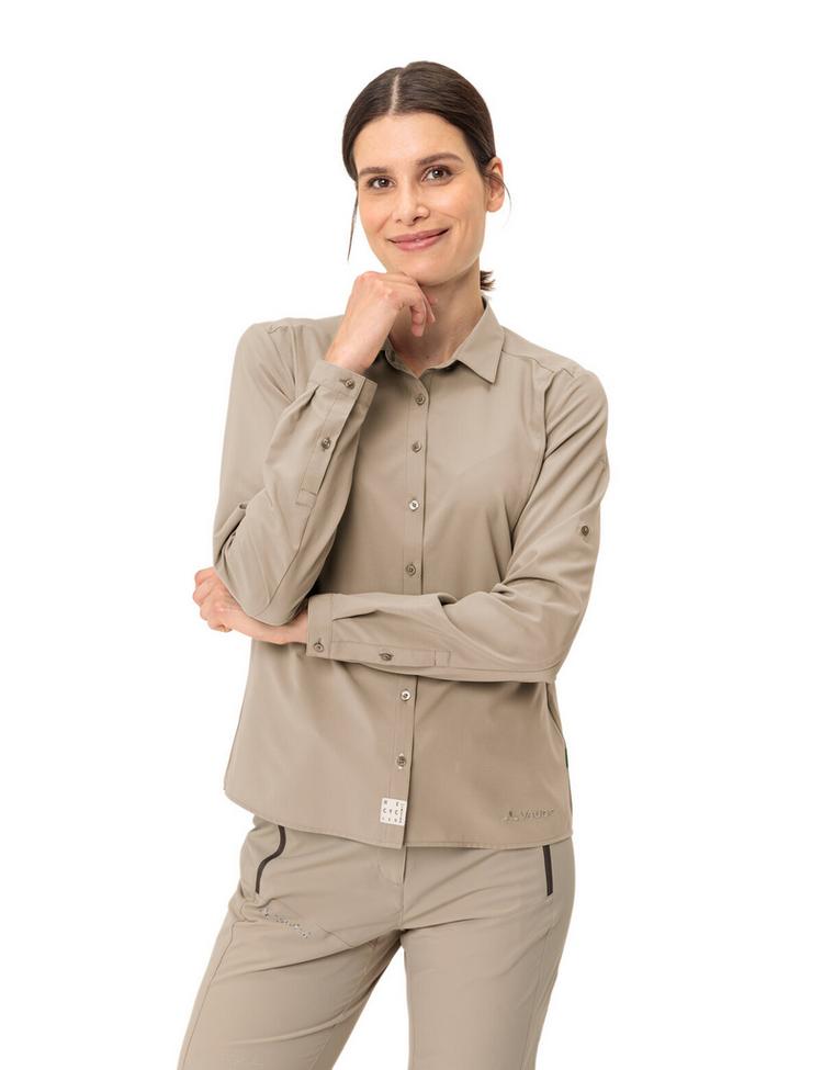 VAUDE VAUDE Rosemoor IV Funktionsbluse Damen - linen - 0 | SportScheck