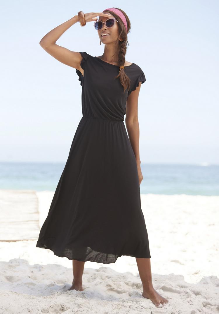 BEACH TIME BEACH TIME Jerseykleid Jerseykleid Damen - schwarz - 1 | SportScheck