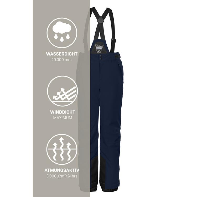 KILLTEC KILLTEC Skihose M&auml;dchen - dunkelnavy - 10 | SportScheck