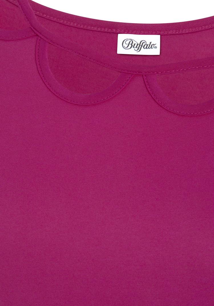 Buffalo Buffalo Kurzarmshirt T-Shirt Damen - pink - 3 | SportScheck