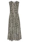 Lascana Maxikleid Maxikleid Damen - gr&uuml;n-taupe-bedruckt